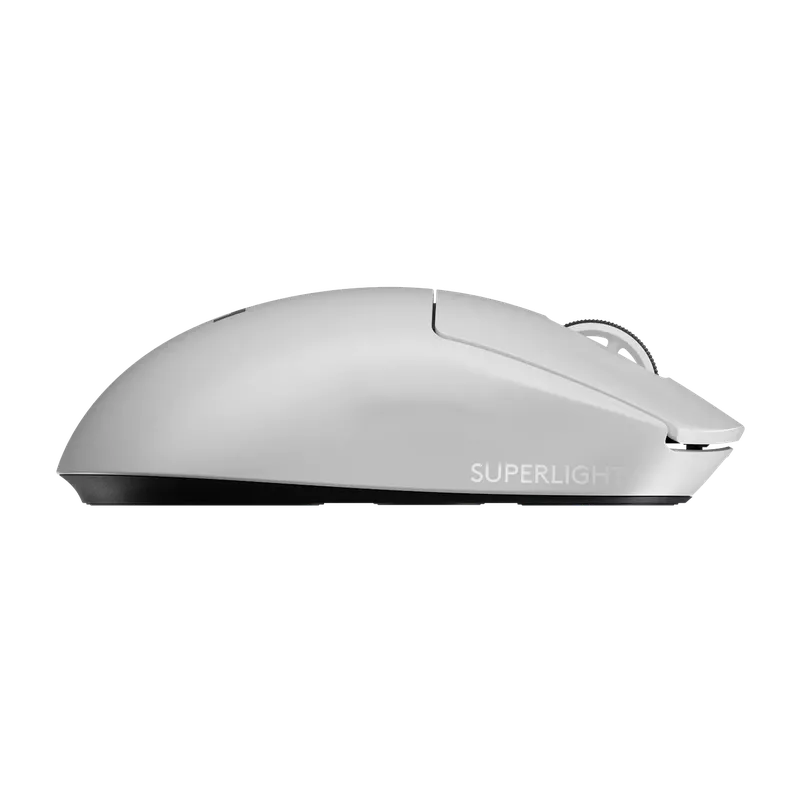 Logitech Pro X Superlight 2 Mouse Gamer Sensor Hero, 25.600dpi, Lightspeed, Color Blanco-3