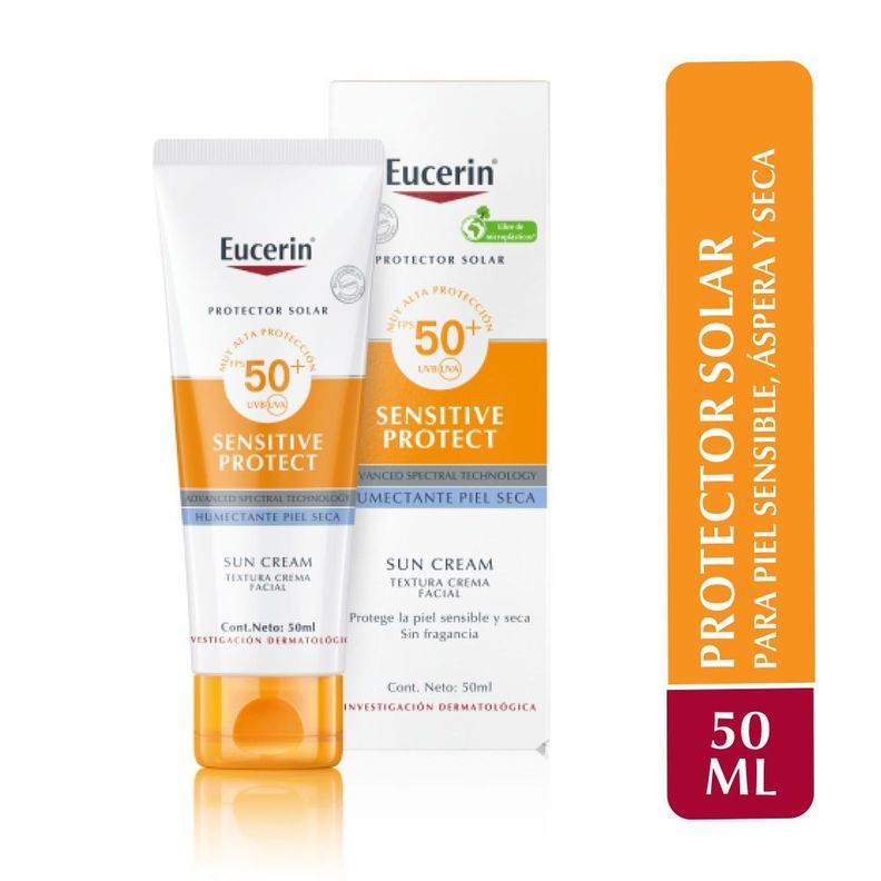 Protector Solar Crema Facial Eucerin FPS50 50ml