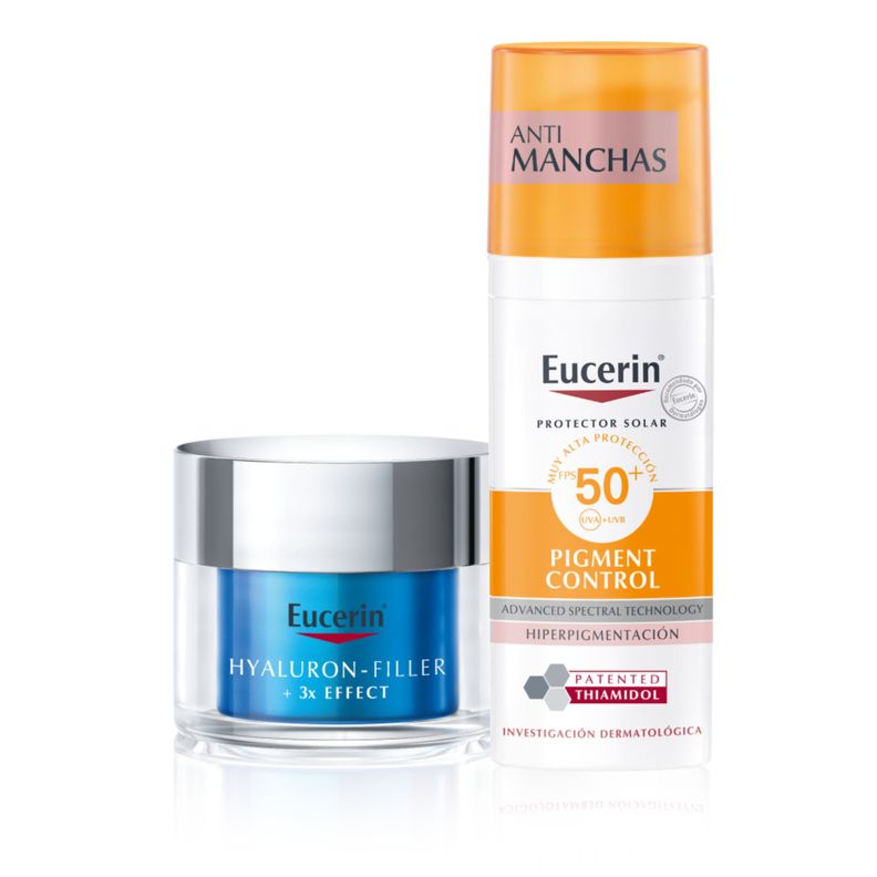 EUCERIN Pack Rutina Crema Facial Dia Gel+ProtectorSolarFPS50-0