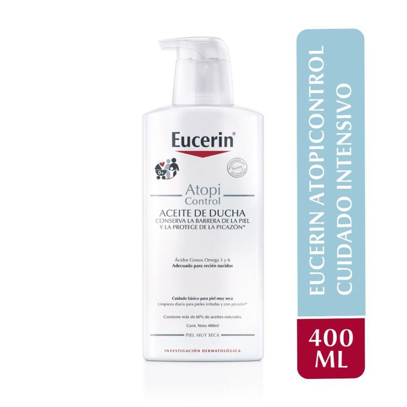 Eucerin Atopi Control Aceite De Ducha 400ml Transparente