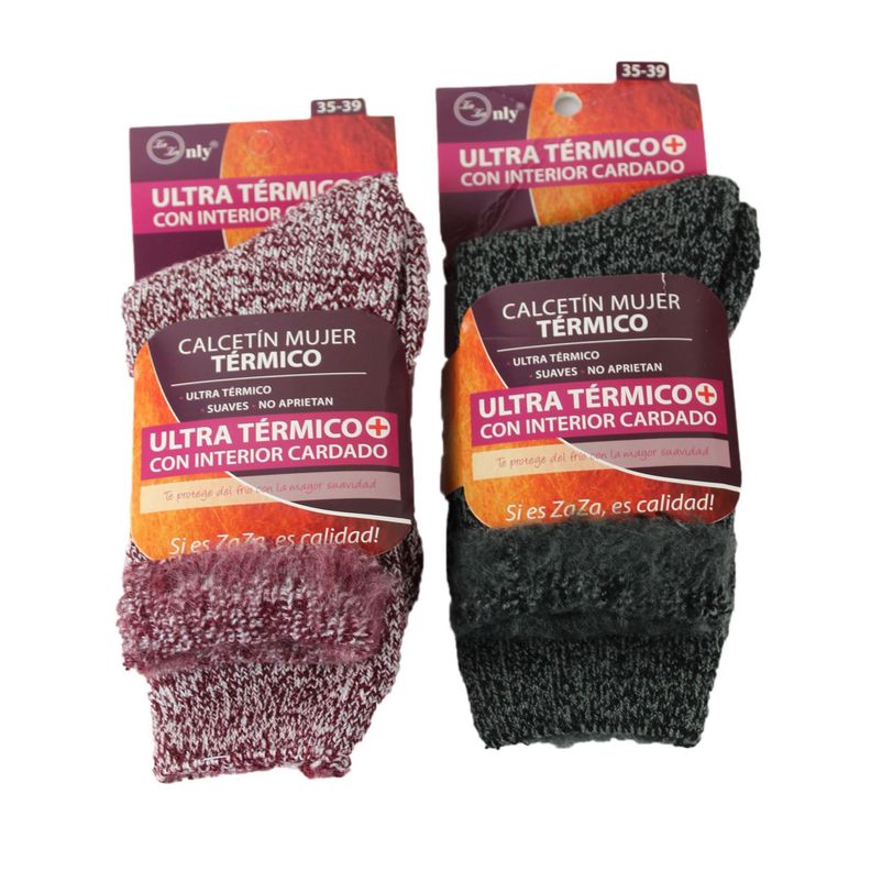 Calcetines Ultratermicos Mujer pack de 2 pares-0