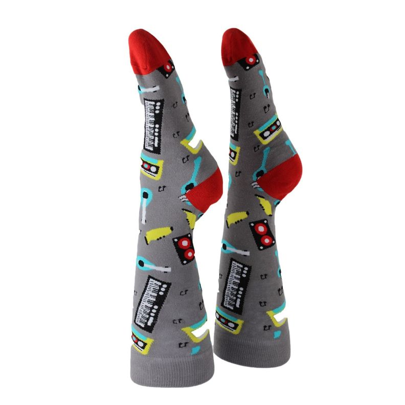 Calcetines Mujer Largo Algodón diseño Mujer pack de 3 pares -1