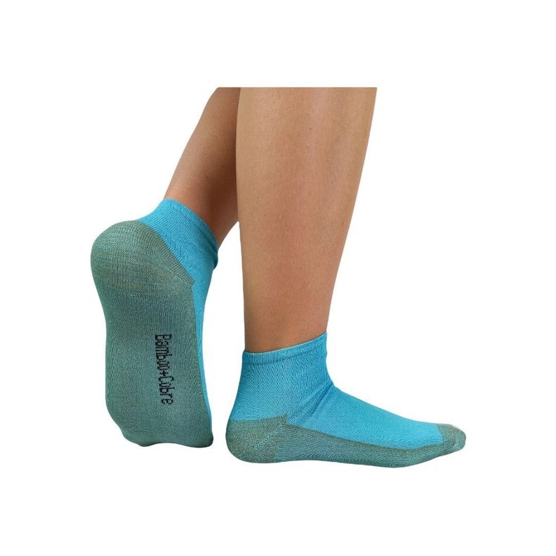 Calcetin Tobillera Mujer Cobre Bambu pack de 6 pares -1