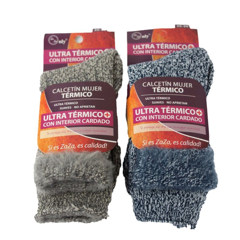 Calcetines Mujer Ultratermicos pack de 2 pares -0