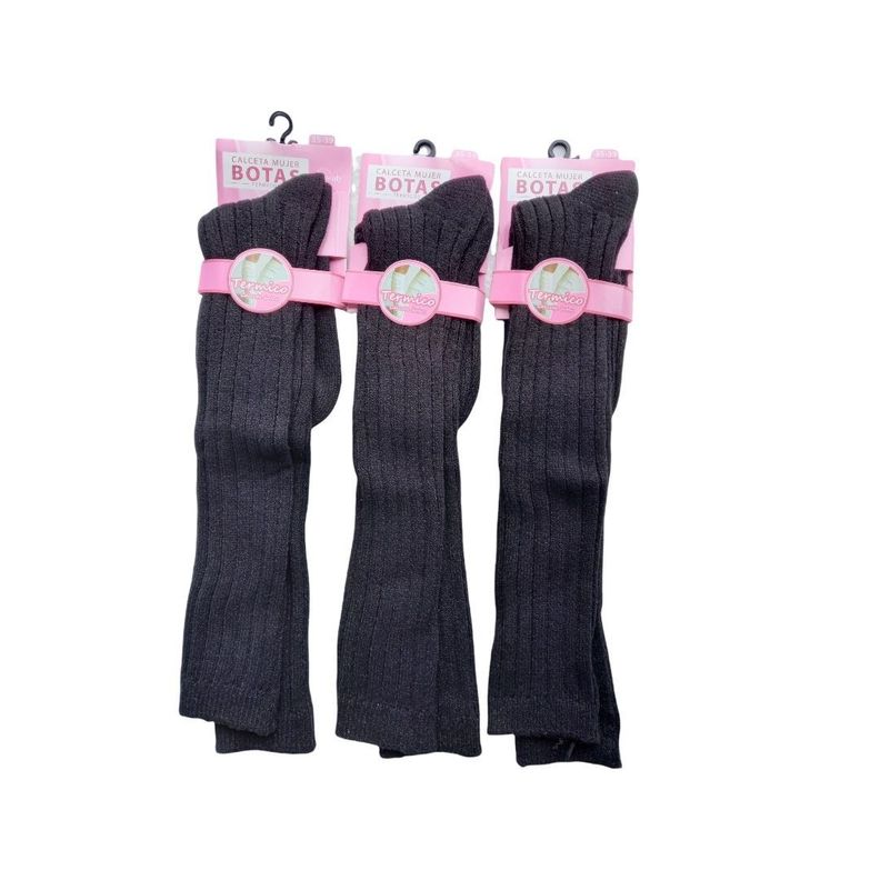 Calcetines Mujer Sof temico bota pack de 3 pares-0