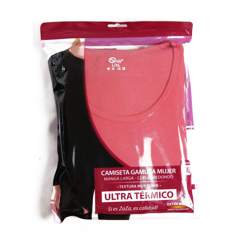 Camiseta Gamuza Mujer Ultratermica Gamuza-1