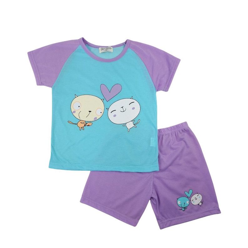 Pijama Niña Globo corazon -0