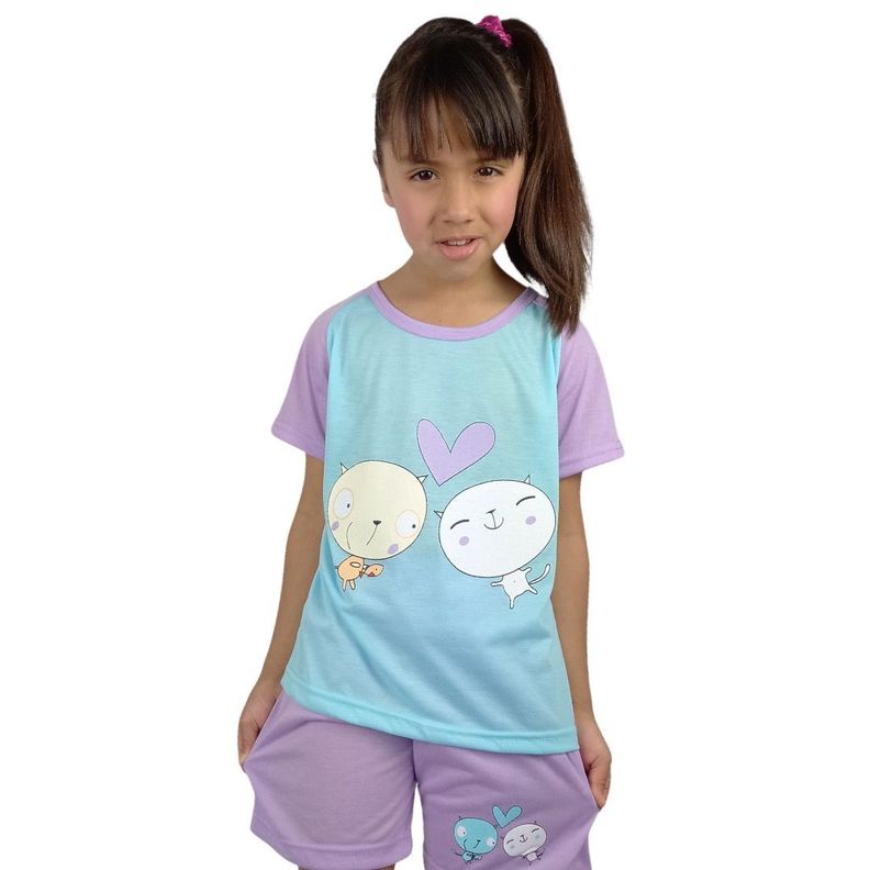 Pijama Niña Globo corazon -1