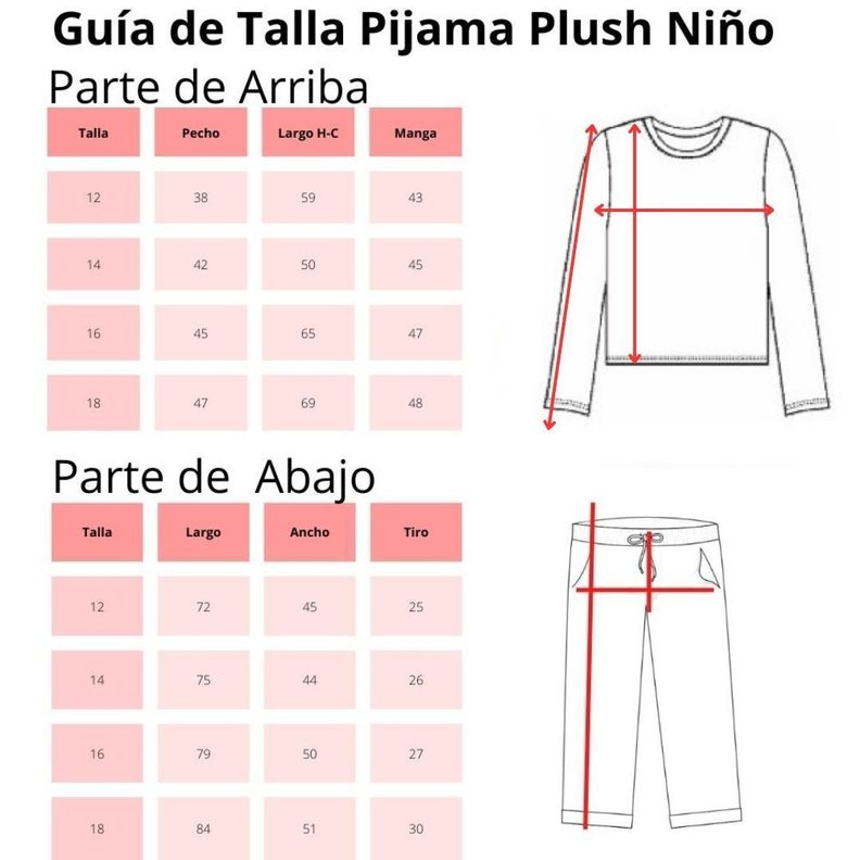 Pijama  Plush OSO Niña-1