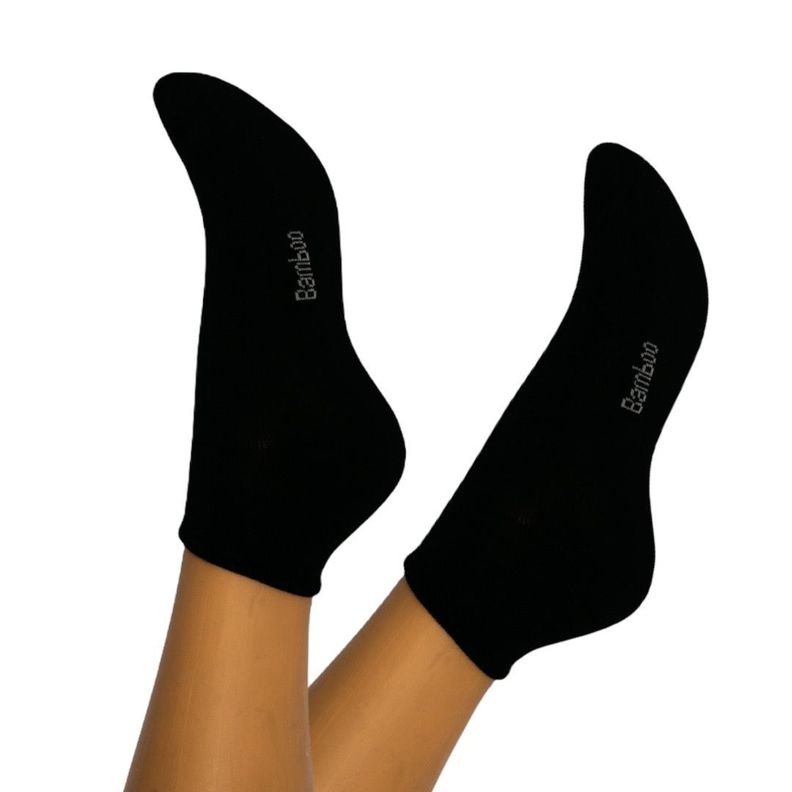 Calcetin Tobilleras Bambu Mujer pack de 5 pares -2