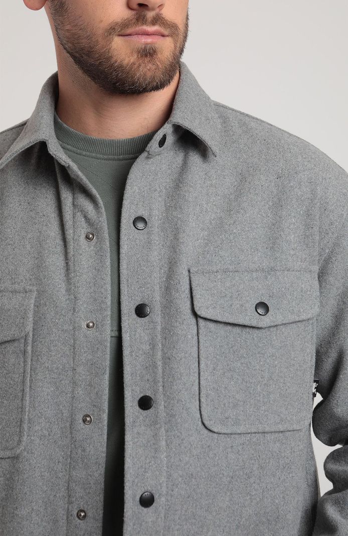 Chaqueta hombre Austral gris melange -1
