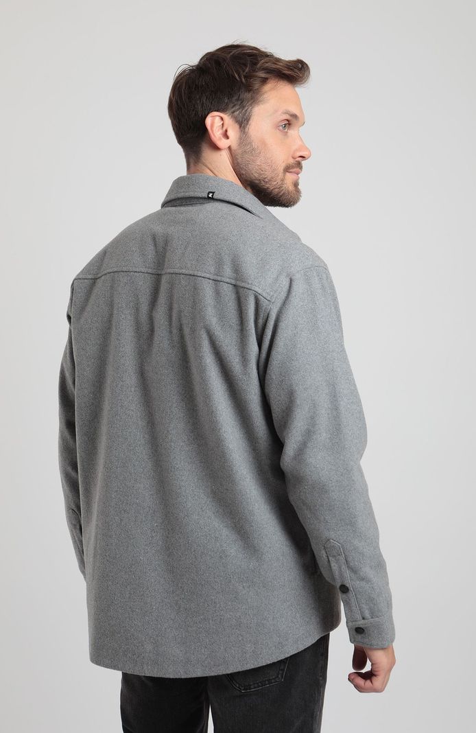Chaqueta hombre Austral gris melange -2