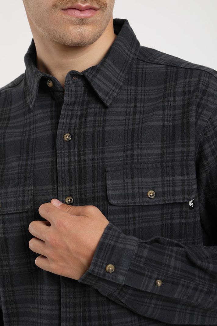 Camisa  Manga Larga Franela Yarn Froens Hombre-1
