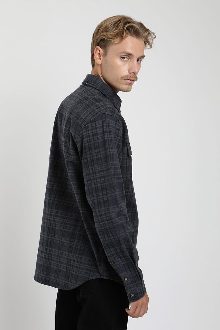 Camisa  Manga Larga Franela Yarn Froens Hombre-3