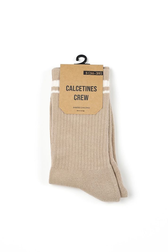 Calcetin Mujer Basic Froens Beige-1