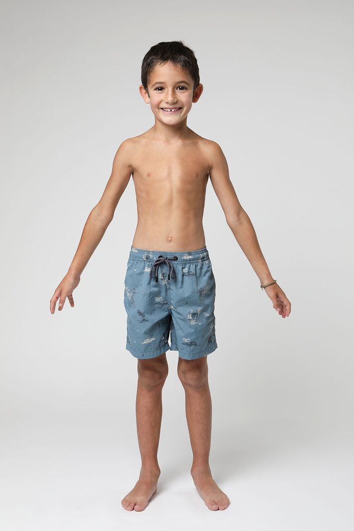 Traje de baño kids Aloha azul-0