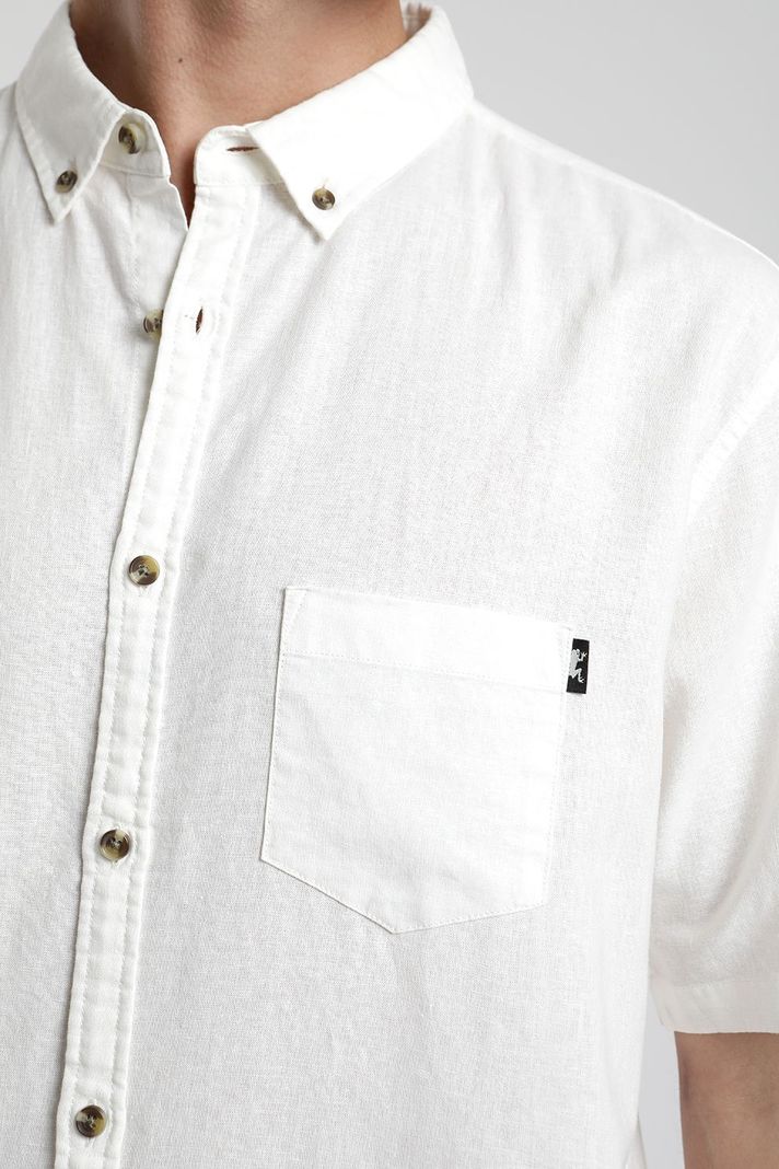 Camisa manga corta kids Classic blanco -0