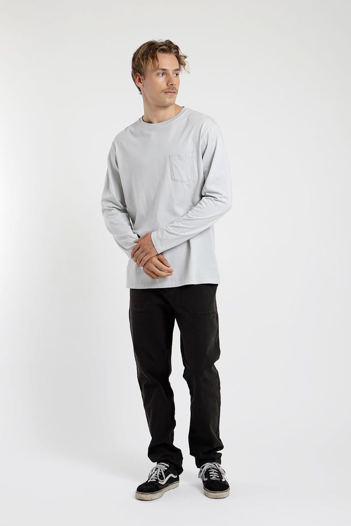 Polera manga larga hombre Bolsillo -1
