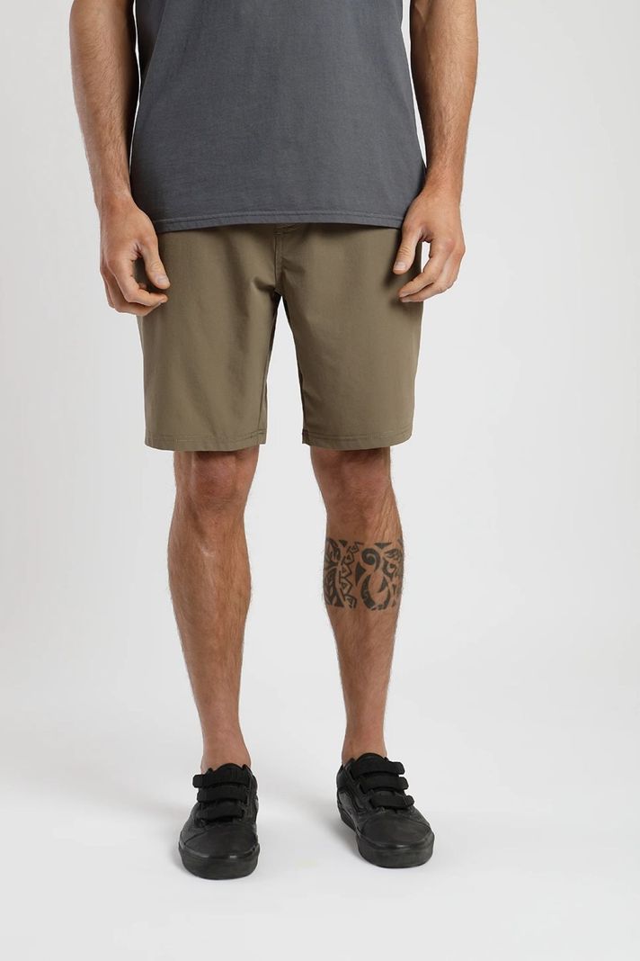 Short hombre Performance taupe -0