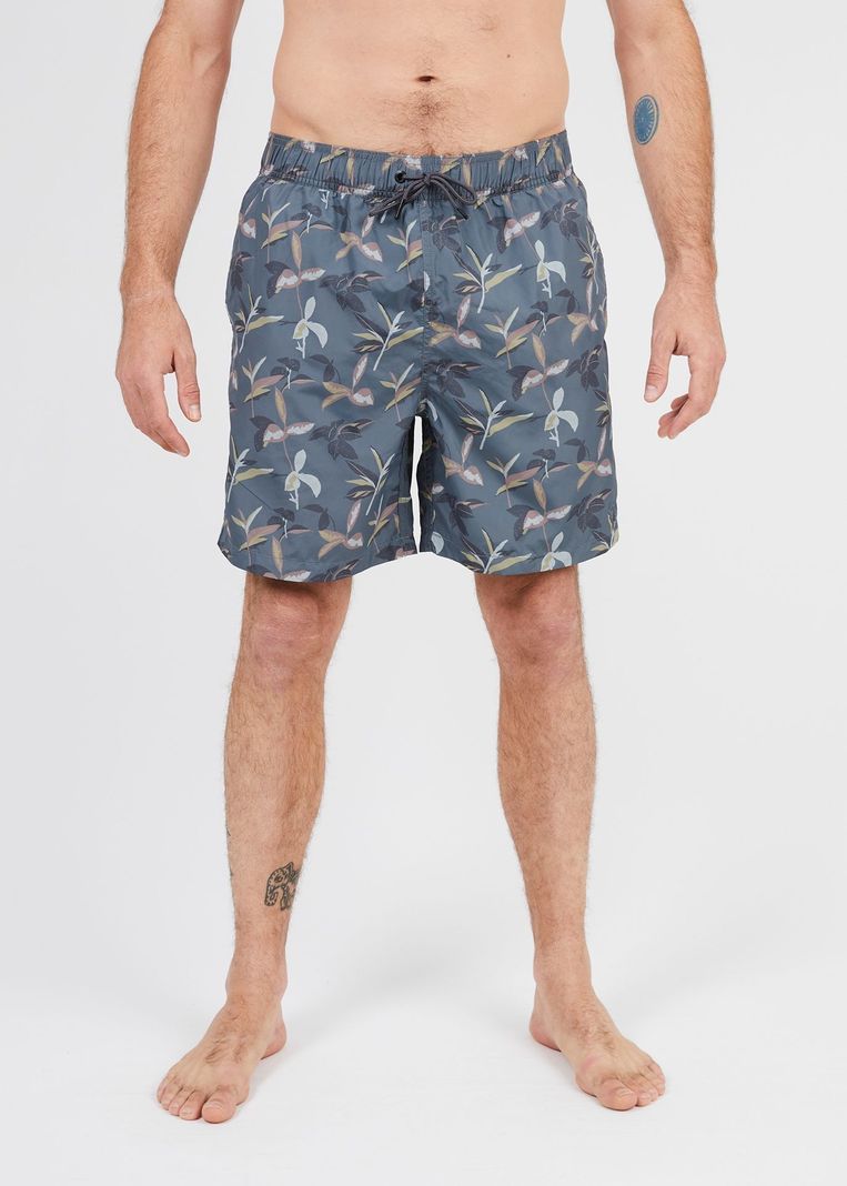Traje de baño classic Print hombre Jungla grafito-0