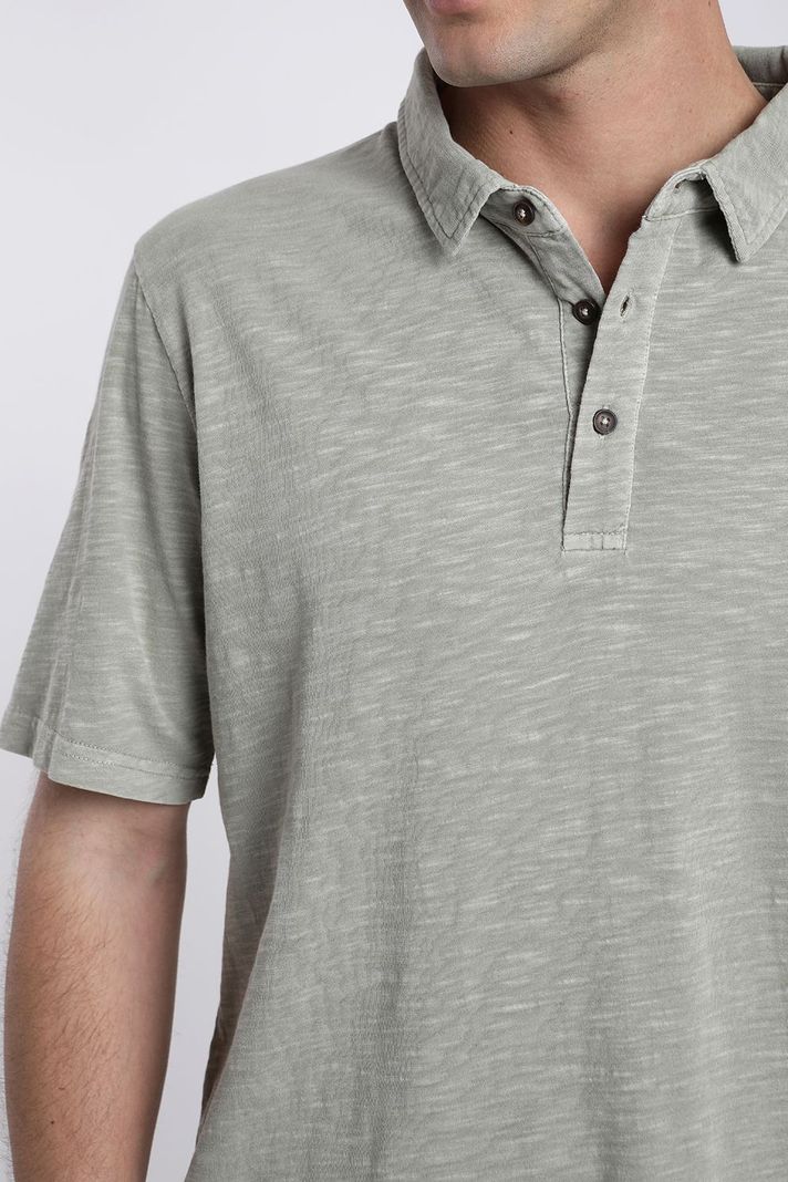 Polera manga corta hombre DT verde claro  -2