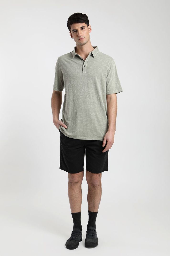 Polera manga corta hombre DT verde claro  -3