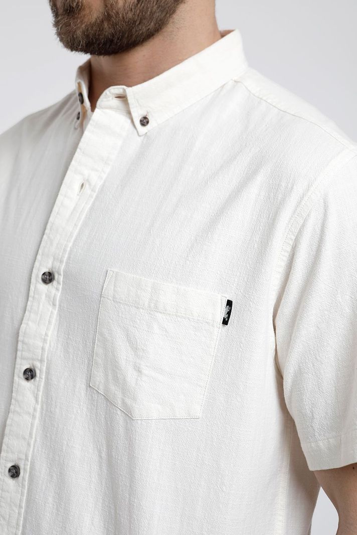 Camisa Manga Corta Hombre Texture -1