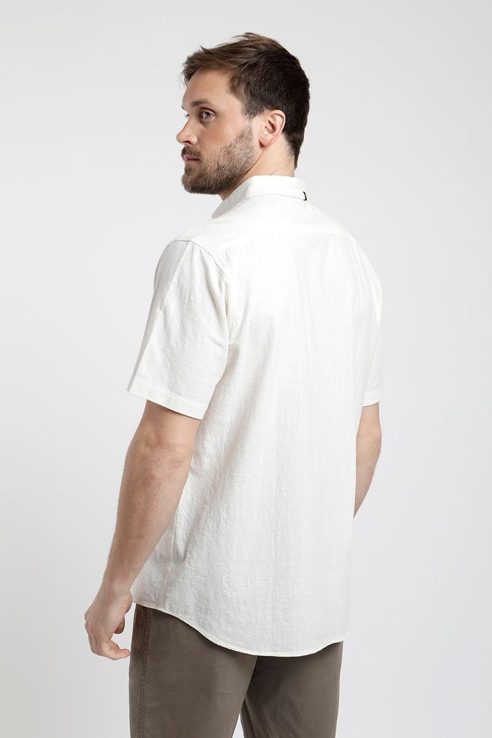 Camisa Manga Corta Hombre Texture -2