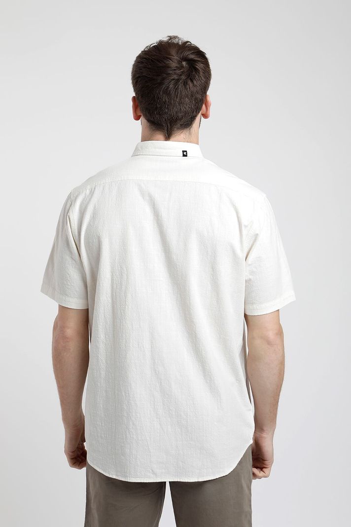 Camisa Manga Corta Hombre Texture -3