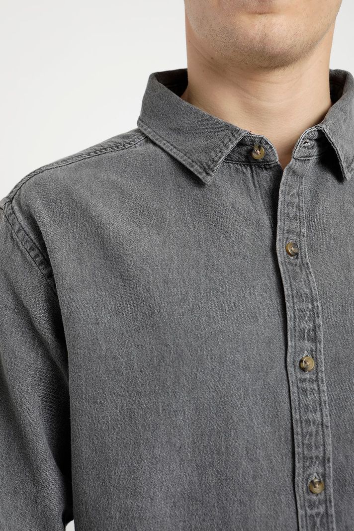 Camisa manga larga Denim -1