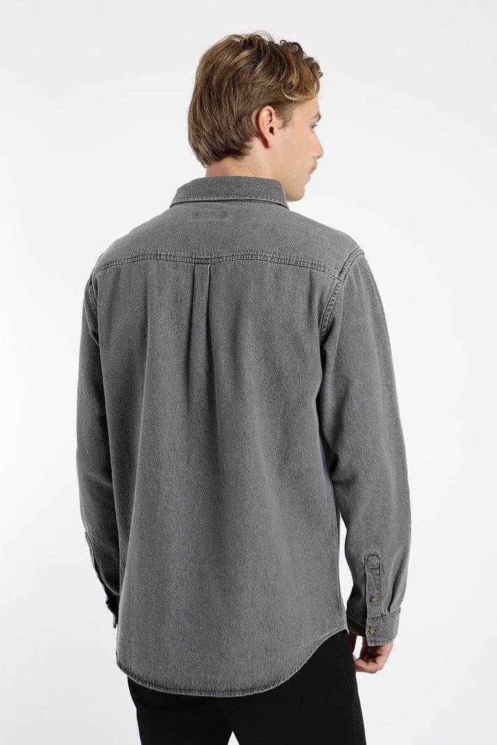Camisa manga larga Denim -2