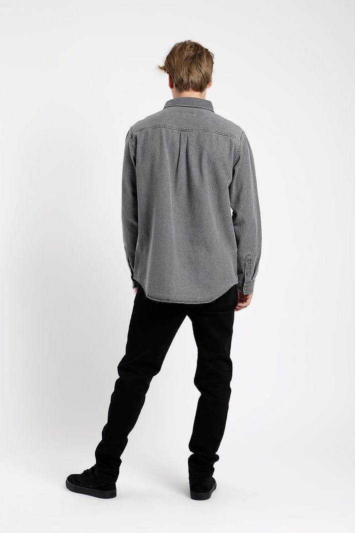 Camisa manga larga Denim -3