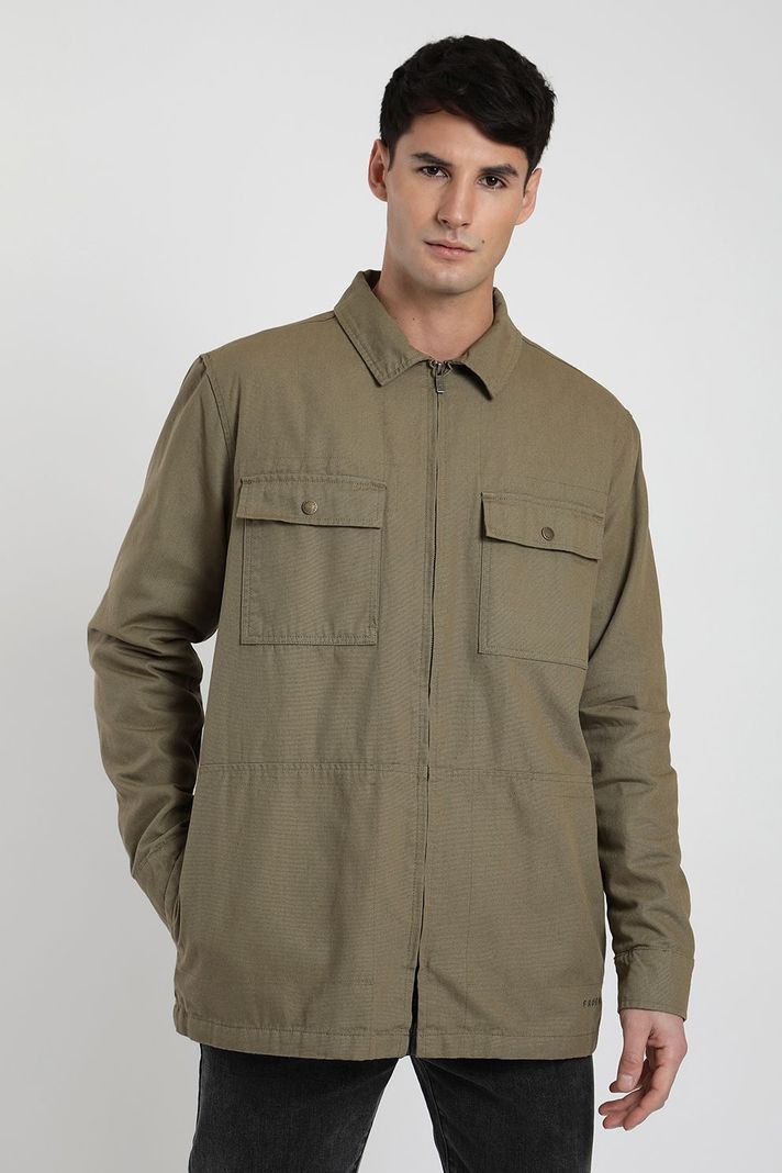 Chaqueta hombre Salinas olivo -0