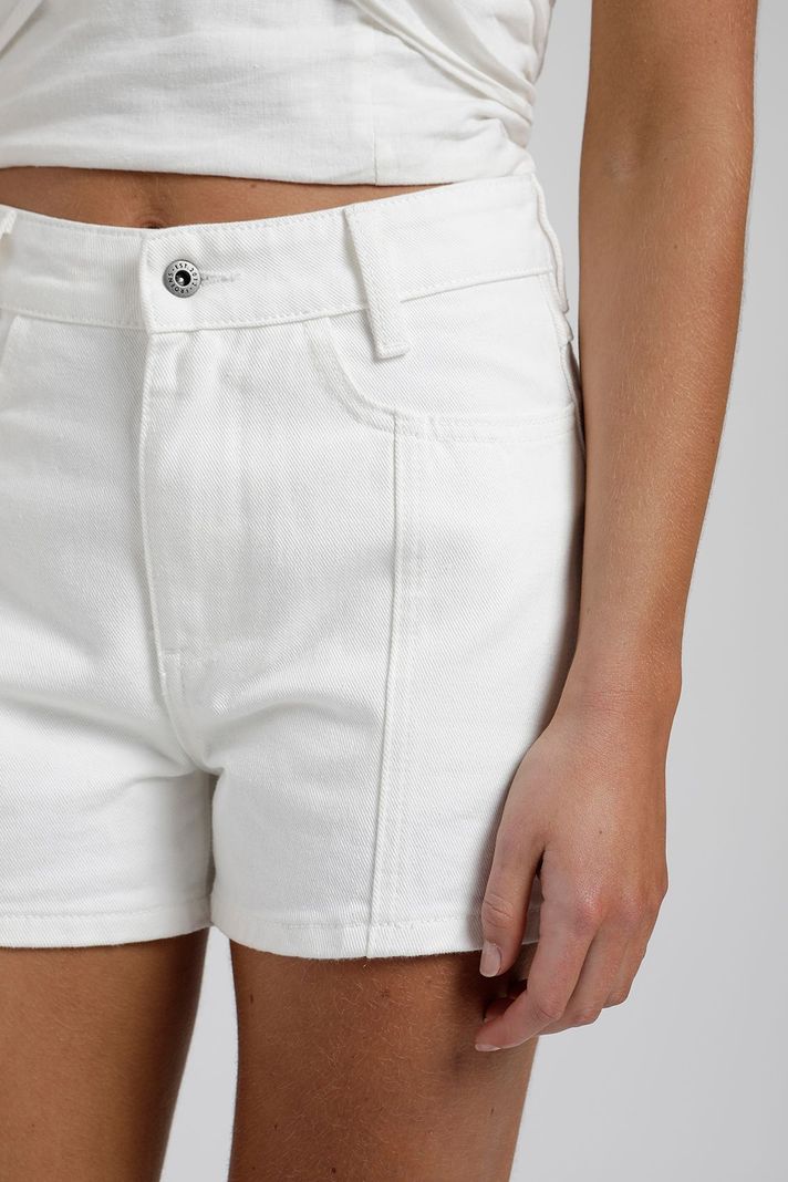 Short mujer jeans blanco-1