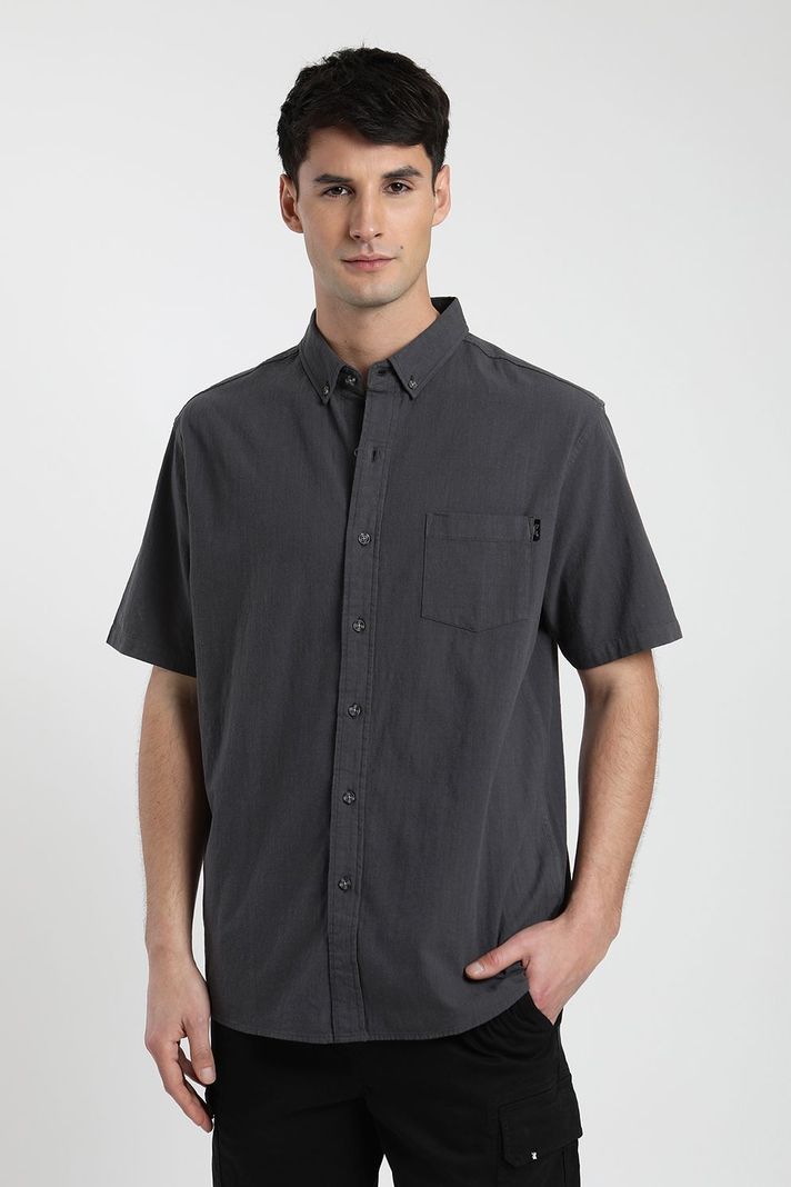 Camisa manga corta Basic grafito