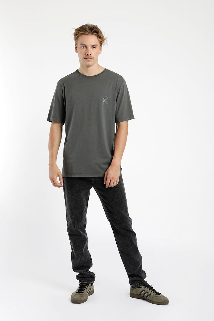 Polera manga corta hombre Helechos  -1