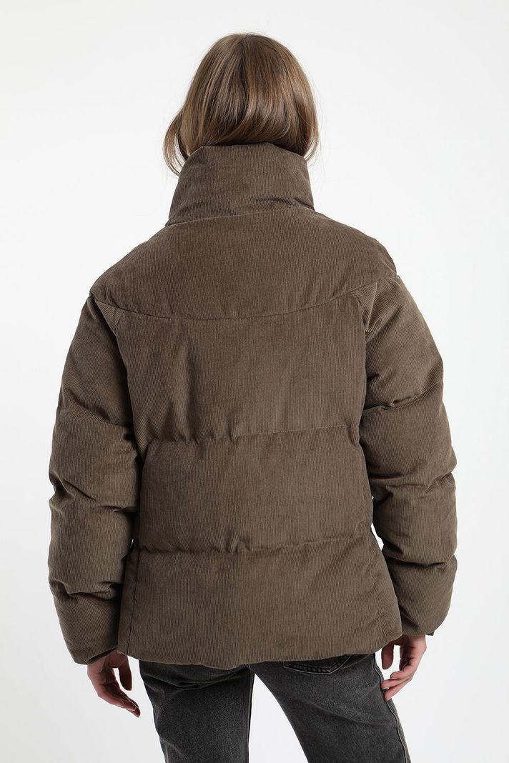 Parka Mujer café Aymara Corduroy Froens-1