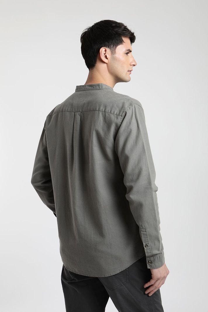 Camisa manga larga Mao verde -1
