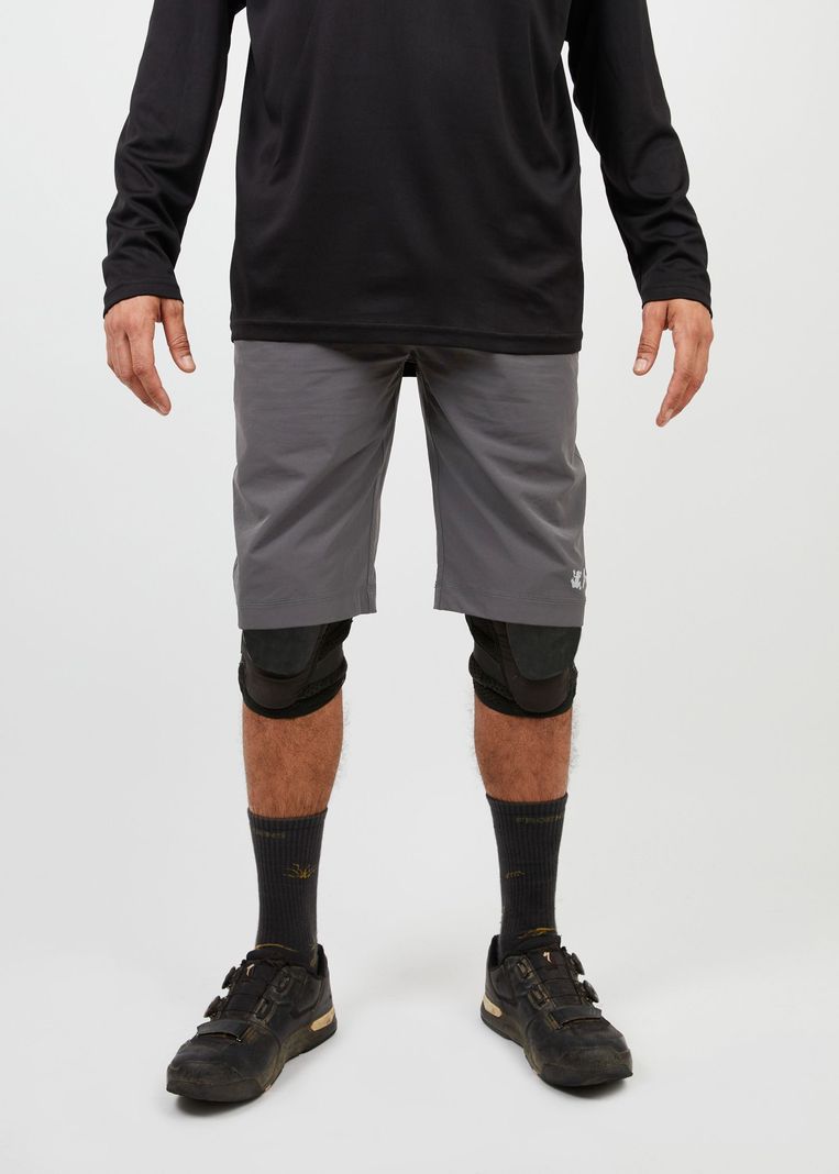 Short + calza hombre MTB gris claro-0