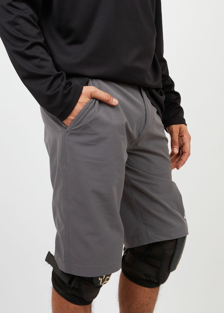 Short + calza hombre MTB gris claro-1