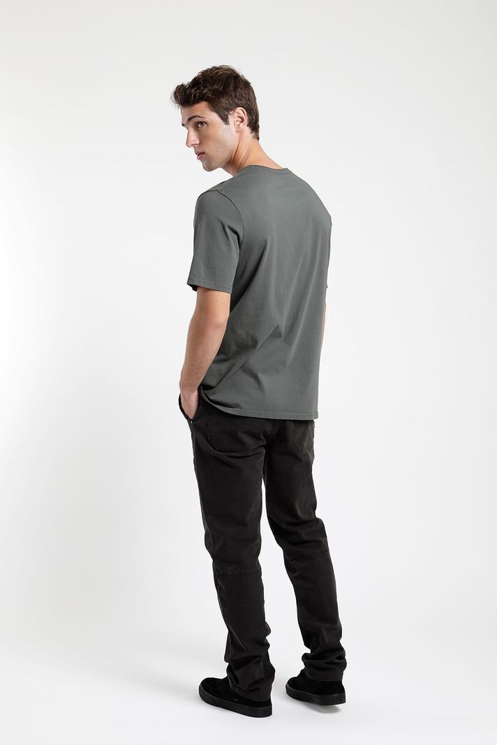 Polera manga corta hombre Pesca verde -3