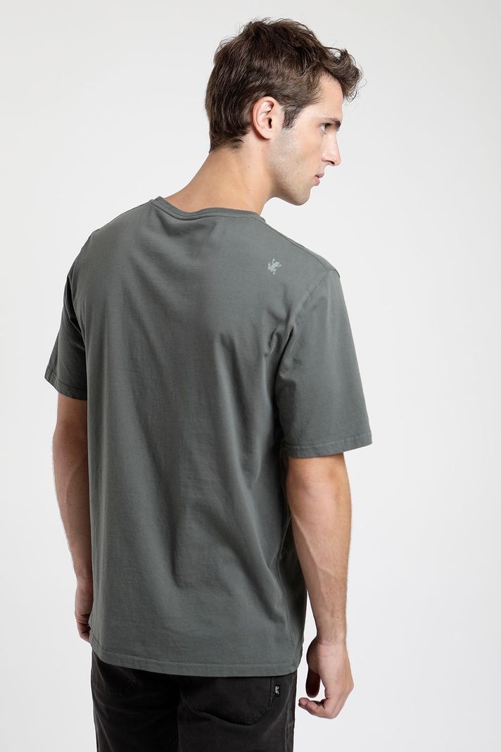 Polera manga corta hombre Pesca verde -4