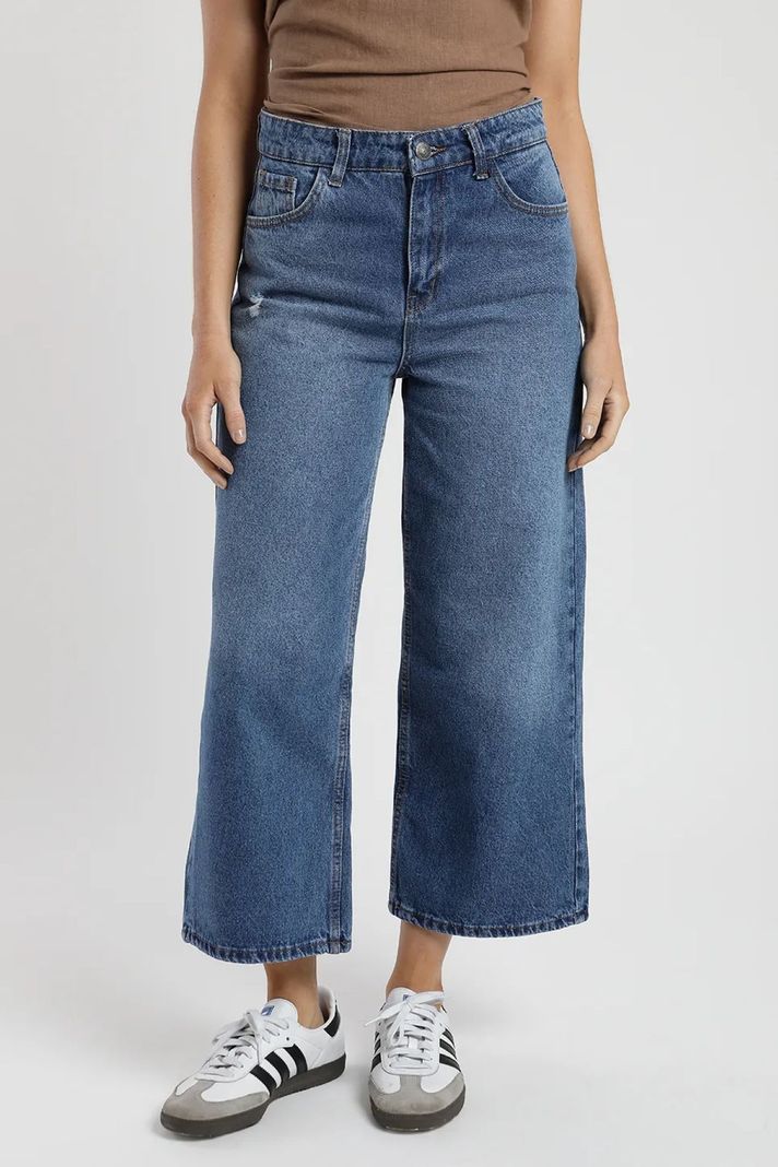 Pantalón mujer Turquía azul -0
