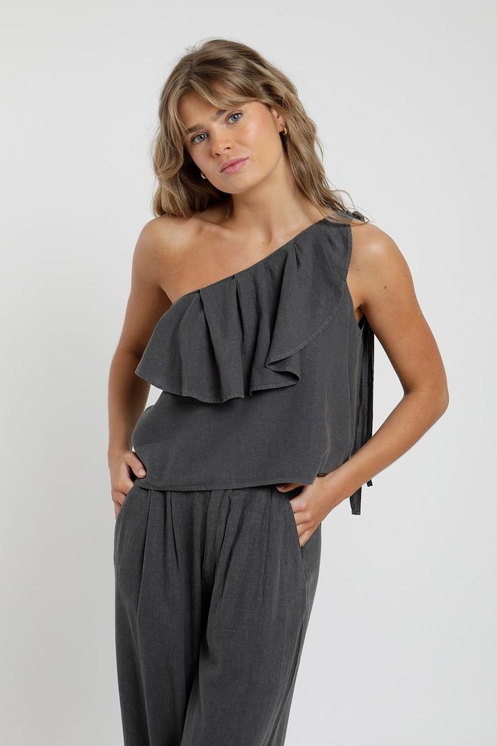 Blusa Mujer Salvia Grafito  -0