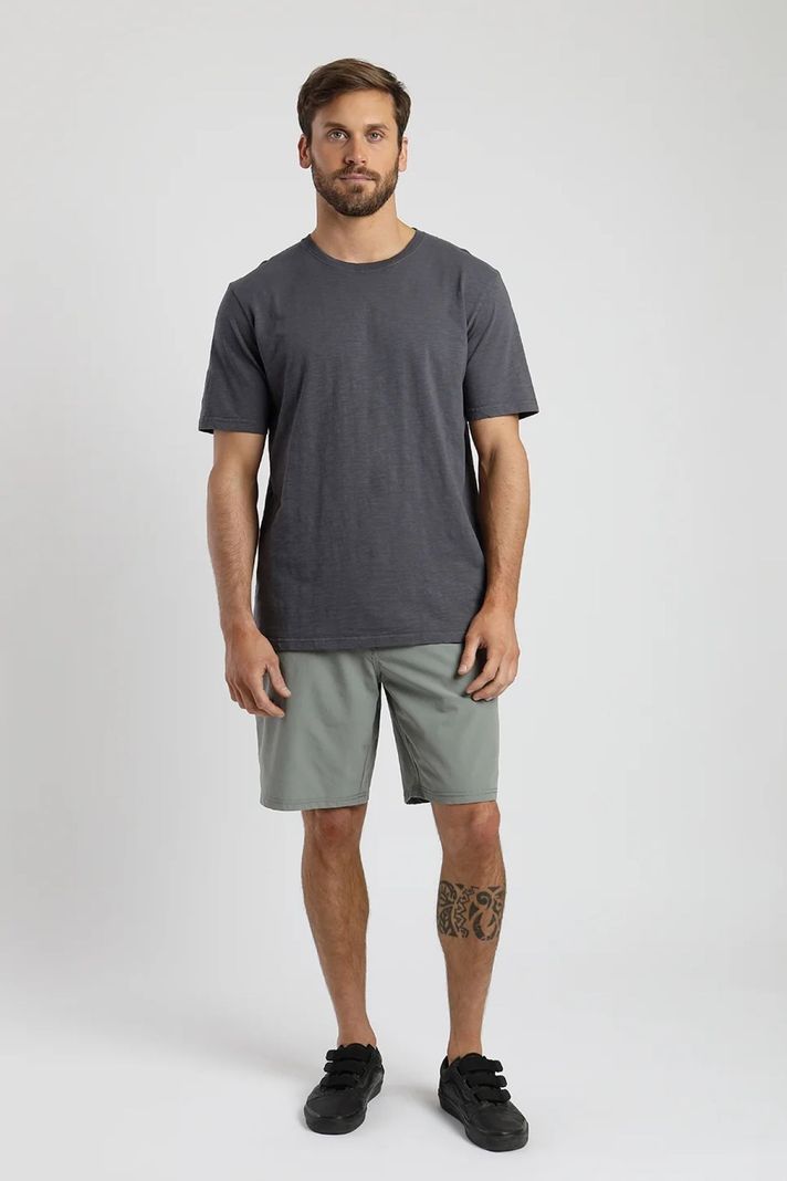 Short hombre Performance gris -3