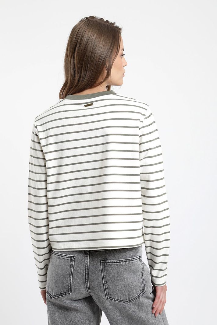 Polera Manga Larga Rayas Azucena Mujer Froens-2