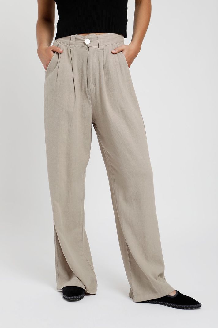 Pantalón Mujer Palazzo -0