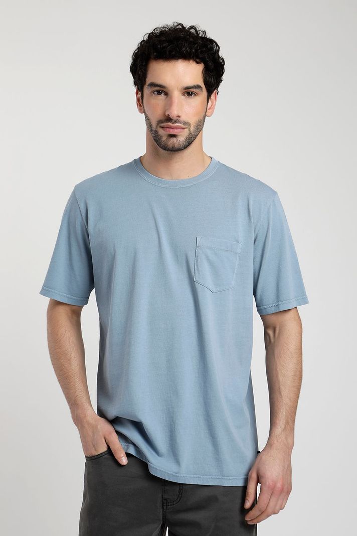 Polera Hombre Bolsillo -0