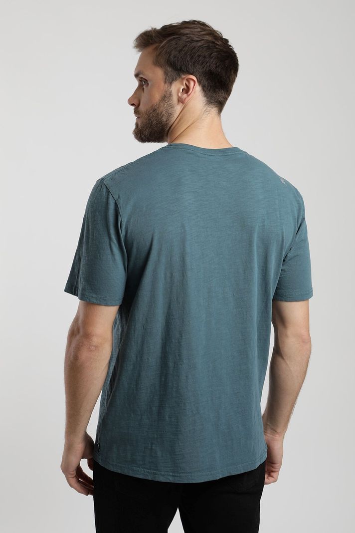 Polera manga corta hombre Oso azul  -2