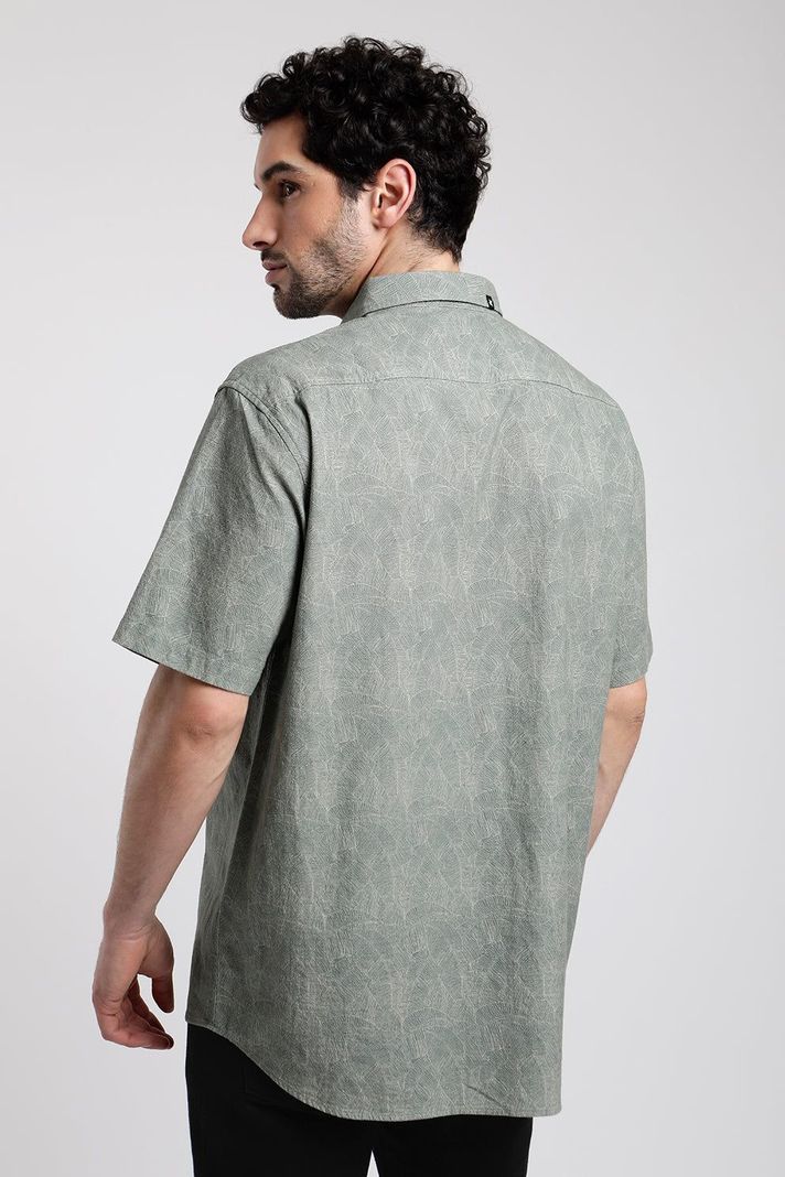 Camisa Manga Corta Hombre Palmleaf -1